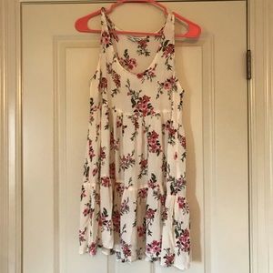 American Eagle floral mini baby doll dress